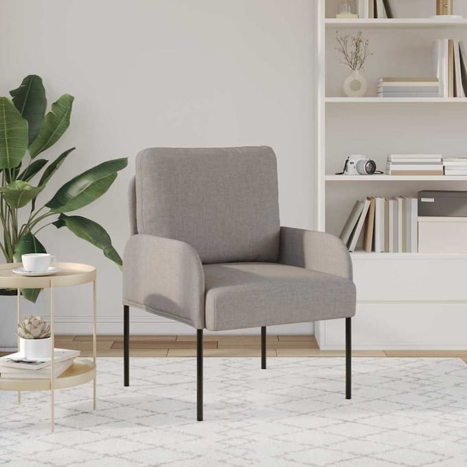 vidaXL - Banken - Taupe - 60 - x - 56 - x - 80 - cm - Multiplex