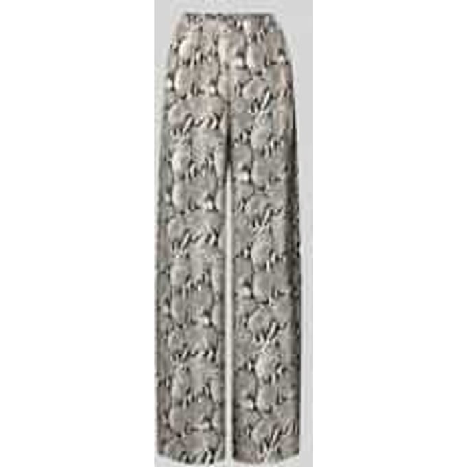 stoffen broek met viscose