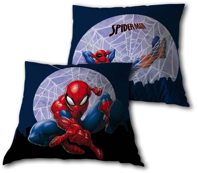 Spiderman sierkussen 40x40cm GEVULD Zacht Velboa