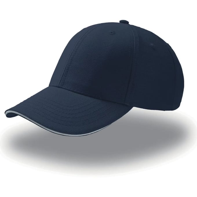 Atlantis Headwear Sport Sandwich Cap AT612 - Navy/White - One size