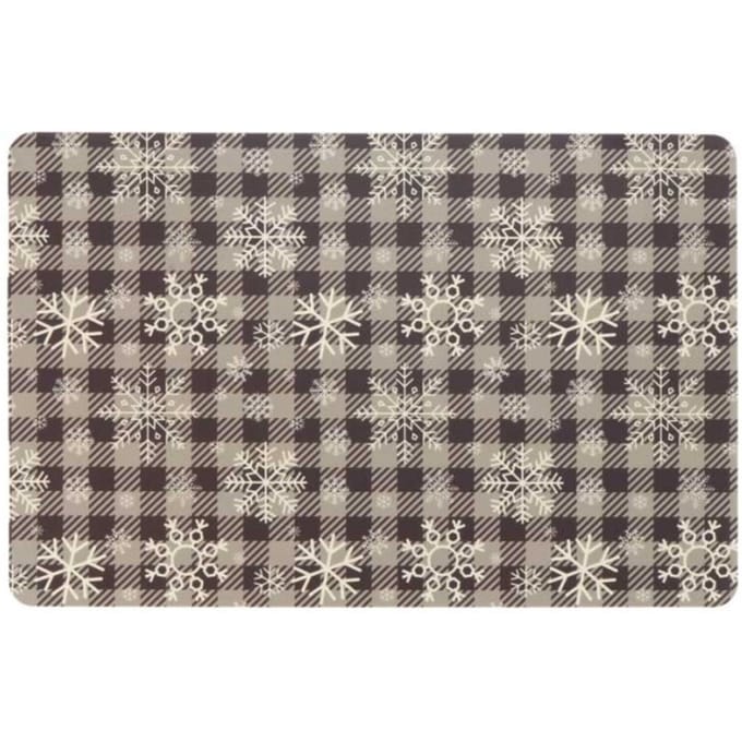 Unique Living placemat ice crystal 30x45cm silver