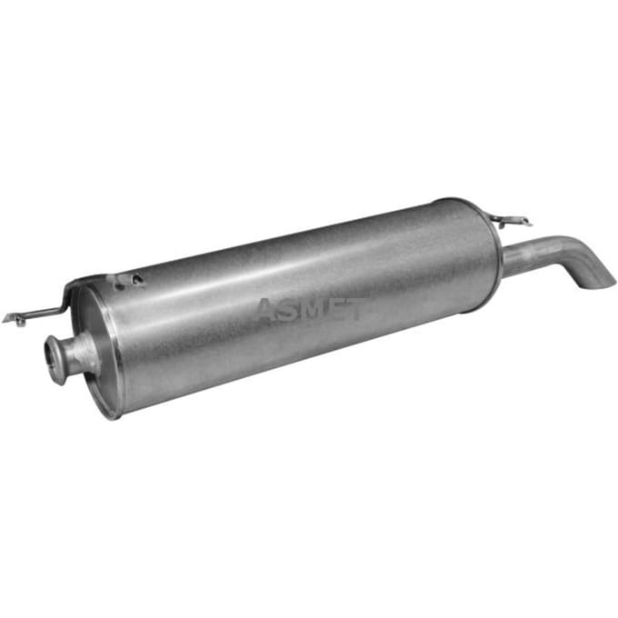 Geluiddemper achter ASMET 09.024