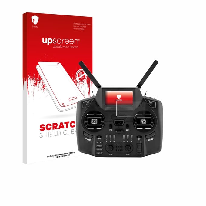 upscreen - Screenprotector voor Radiomaster GX12 - Folie Beschermfolie transparant