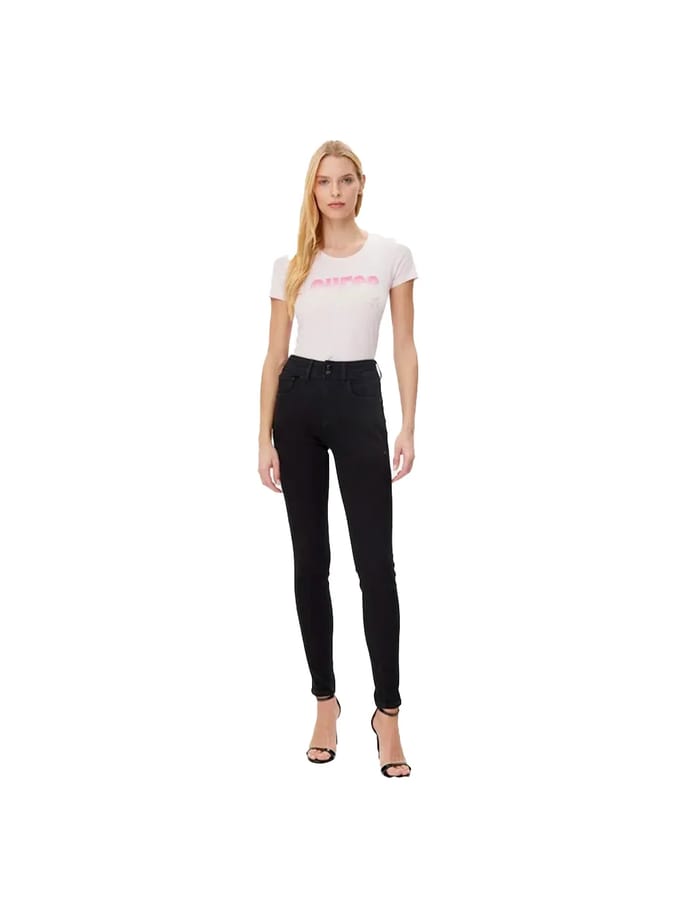 Dames-T-shirt met ronde hals Guess Glitter Degrade