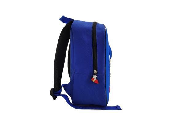 Sonic The Hedgehog Rugzak Blauw 3D Voorkant Officieel Gelicenseerd