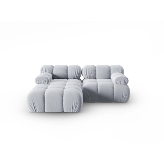 Modulaire-3-zitshoekbank Tropea links velvet | Milo Casa