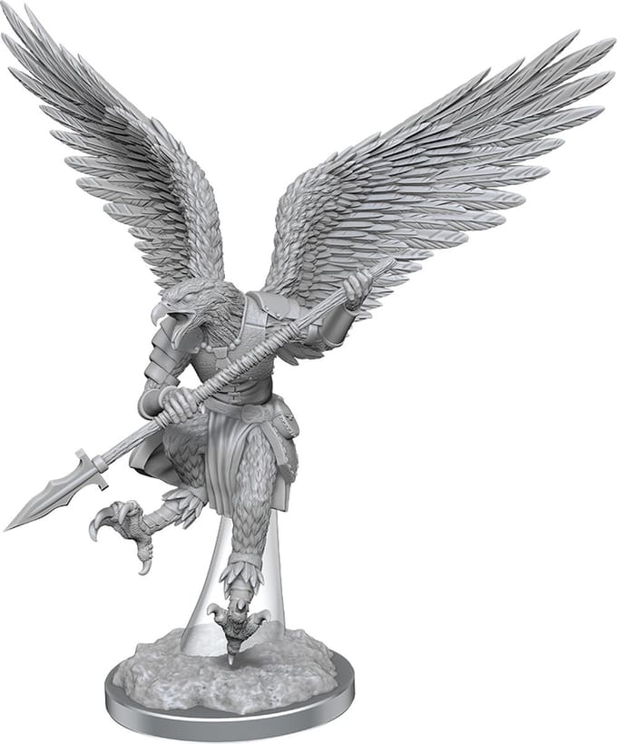 D&D Nolzur's Marvelous Miniatures Aarakocra Fighters