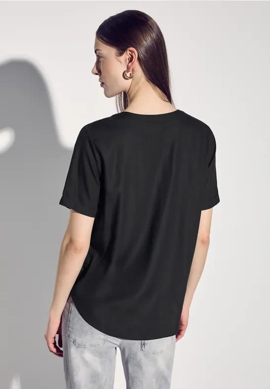Blouse in effen kleur