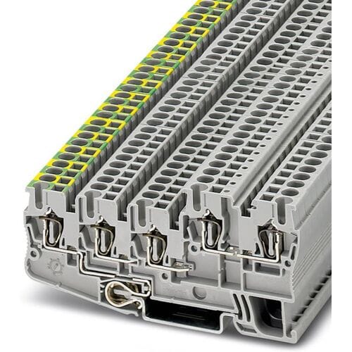 Phoenix Contact 3209060 Installatieklem voor aardleider 5.2 mm Spanveer Grijs 50 stuk(s) Package