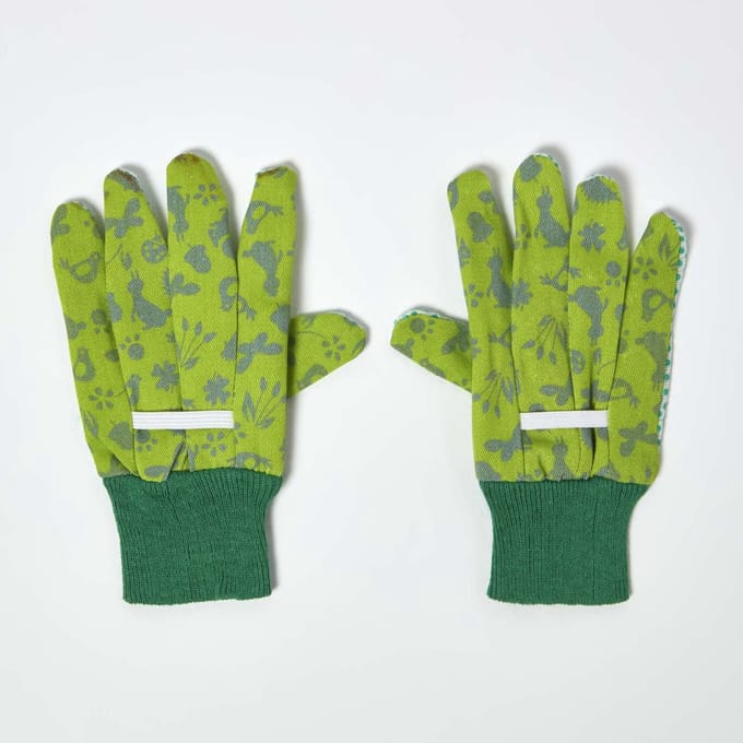 Homescapes kindertuinhandschoenen groen