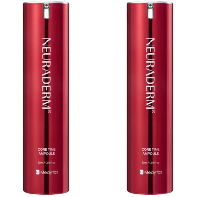 Ampoule Core Time Neuraderm Grande Taille 50ml Pack Duo Sérum Lifting Anti-Âge et Raffermissant brown