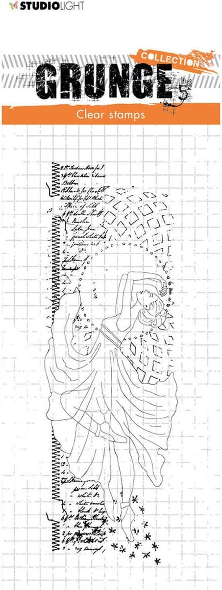 Clear stamp Ballerina - Grunge collection 6.0 nr. 34
