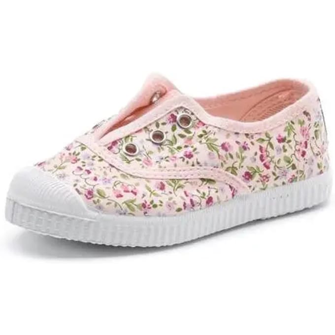 Elastische bloemenschoenen voor kinderen Cienta Ingles Tintado