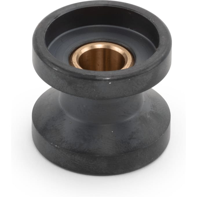 Wheel with bearing bushing