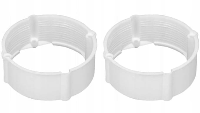 Duwi Serie - Elektrische Doos Spacer Set - 24mm - 60mm - Wit