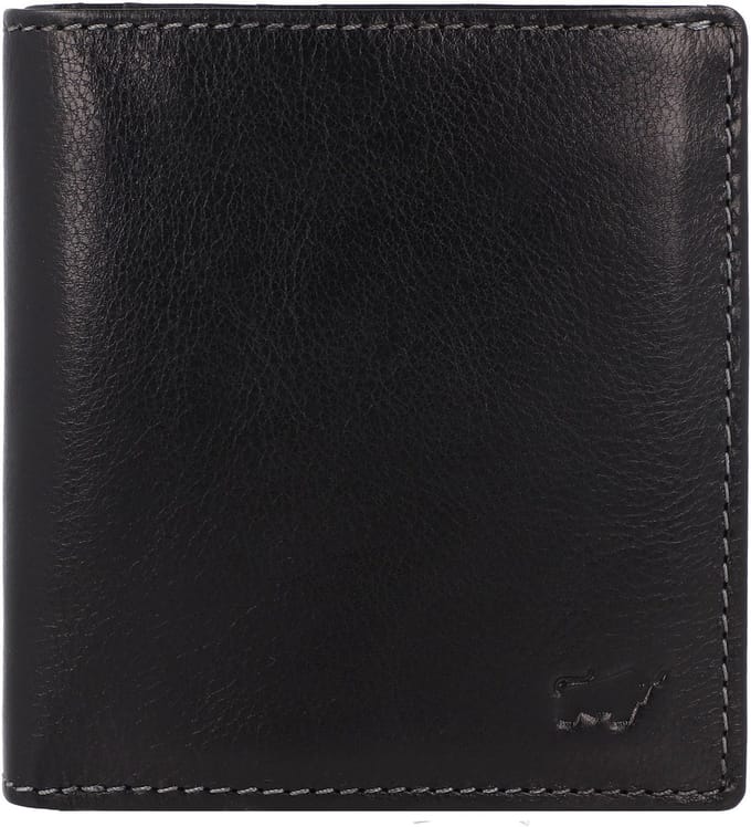 Braun Büffel Arezzo Portemonnee RFID-bescherming Leer 9.5 cm - Jongens - Horizontaal - schwarz