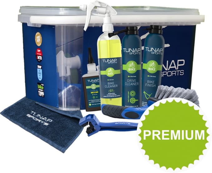 TUNAP Premium Bucket - Emmer met schoonmaakitems voor fiets - 10L