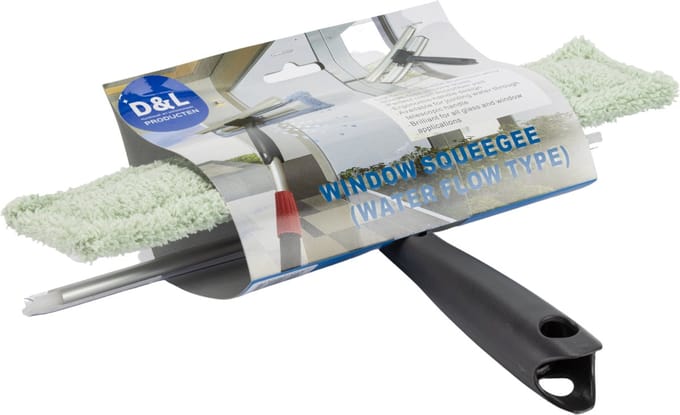 D&L Waterdoorlatende Inwasser + Siliconen Raamtrekker - 30cm