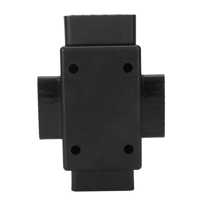 OBD 1 Mannelijk naar 3 Vrouwelijk Adapter 16-pins Connector Plug Universeel Diagnostisch Gereedschap black
