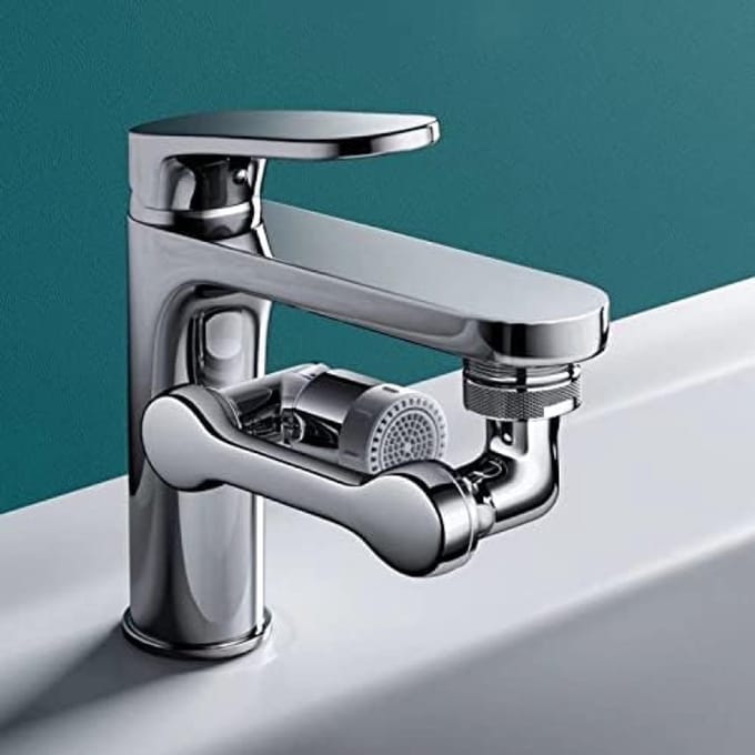 Flexibele kraanverlenger met waterbesparende beluchter