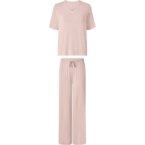 ESMARA Dames pyjama (Lichtroze, XS (32/34))