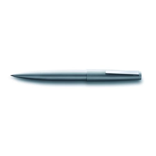 Lamy rollerpen, model 2000 metal, met een medium zwarte vulling