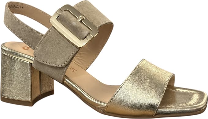 Ara Beige-Goud Sandaal