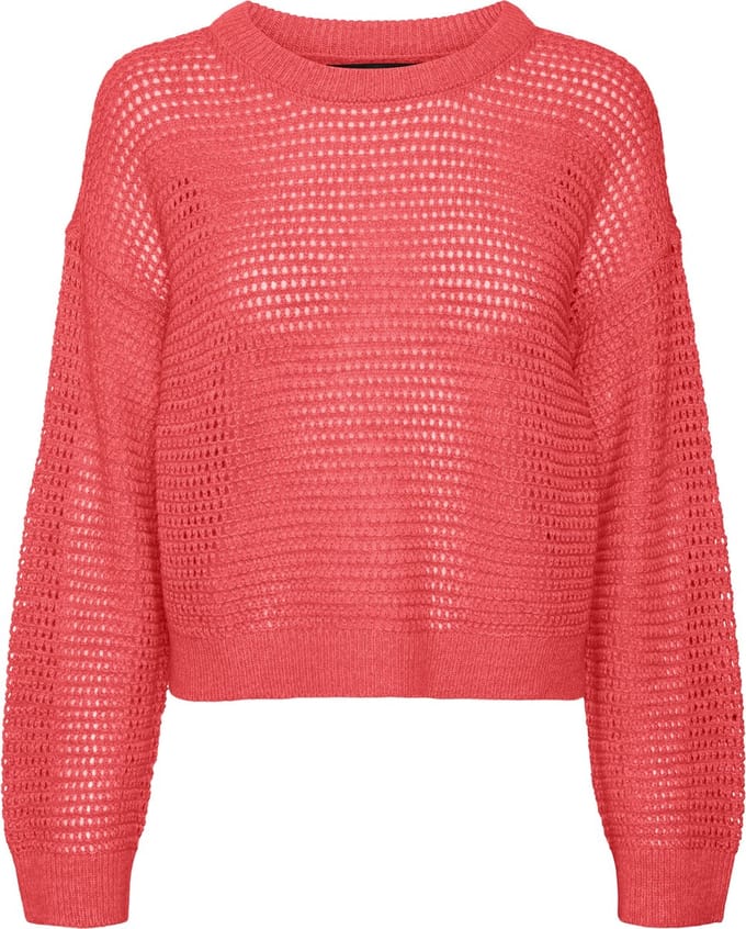 VERO MODA - VMNEWMADERA LS O-NECK PULLOVER BOO - Dames - Gebreide truien
