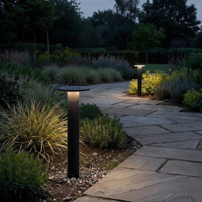 Arcchio LED tuinpadverlichting Tovio, hoogte 65 cm, antraciet