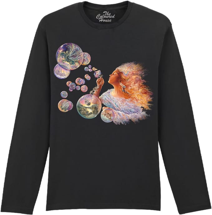 Bubble Flower The Coloured House Longsleeve T-shirt M