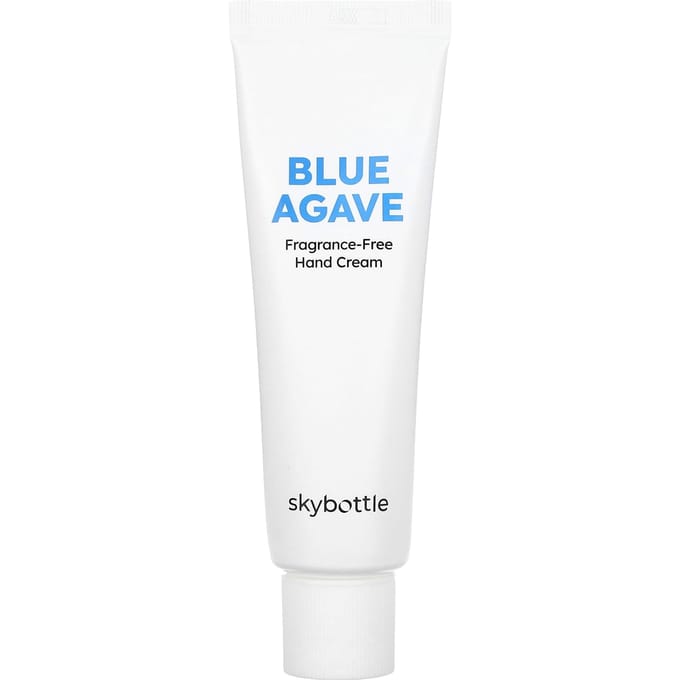 Skybottle, Blauwe Agave Handcrème, Geurloos, 50ml white