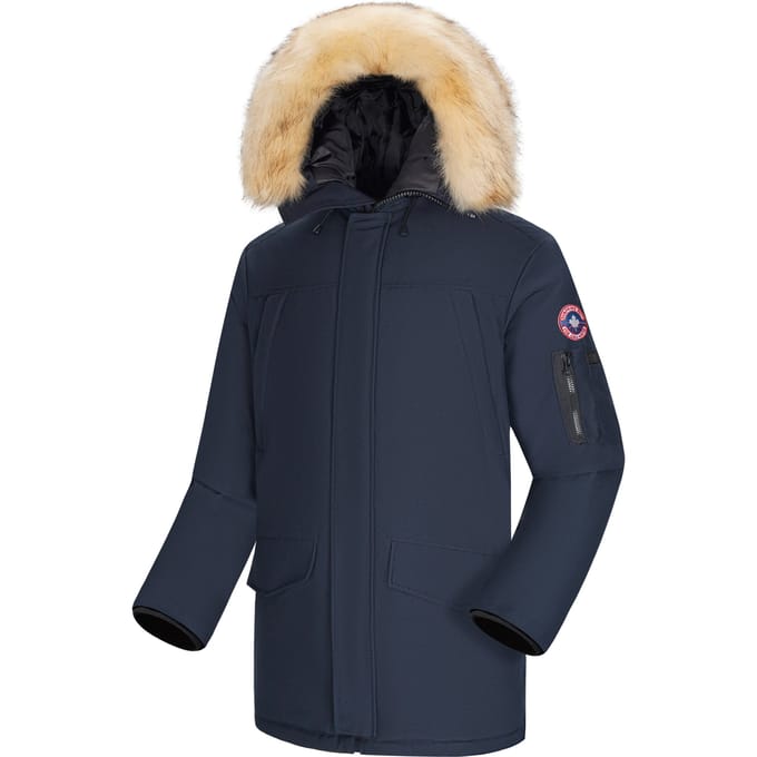Subprime - Heren Jas winter Parka Tommy - Blauw - Maat XL