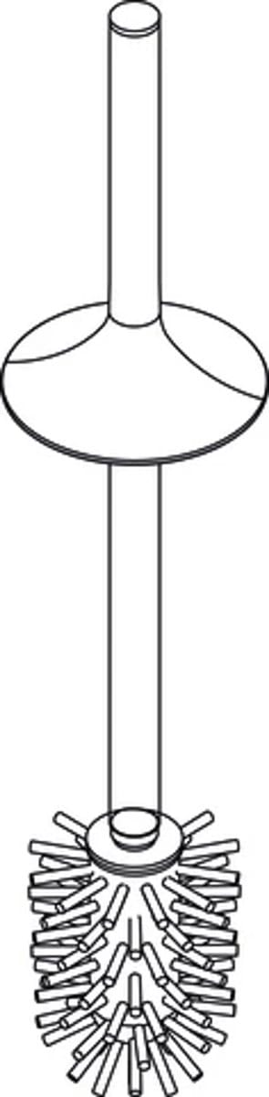 Duravit Starck T - Borstelkop, steel, goud 1004703400