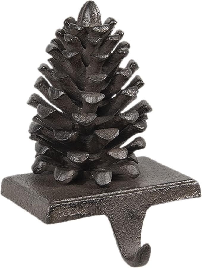 Clayre & Eef Decoratie 12x12x19 cm Bruin Ijzer