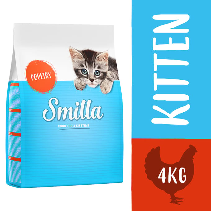 4kg Kitten met Gevogelte Smilla Kattenvoer