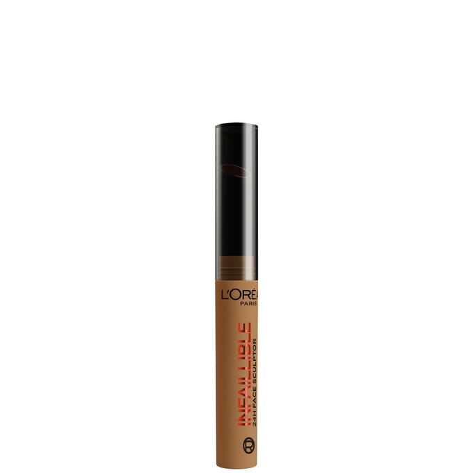 L'Oréal Paris Infallible Face Sculptor, Sculpting Stick Dark, Make Up, Transfer Proof, Ease & Precision, 24H Wear - Light