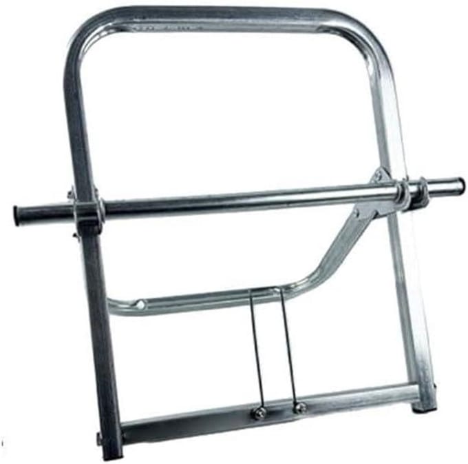 Kabelmanagement Draadframe - Kabelhaspel Afroller - Draadspoelen Organiseren - Robuuste Stalen Constructie - 41 x 33 cm - Zilver
