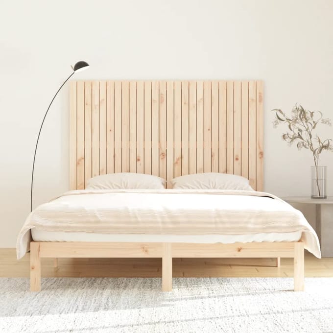 vidaXL - Wandhoofdbord - 166x3x110 - cm - massief - grenenhout