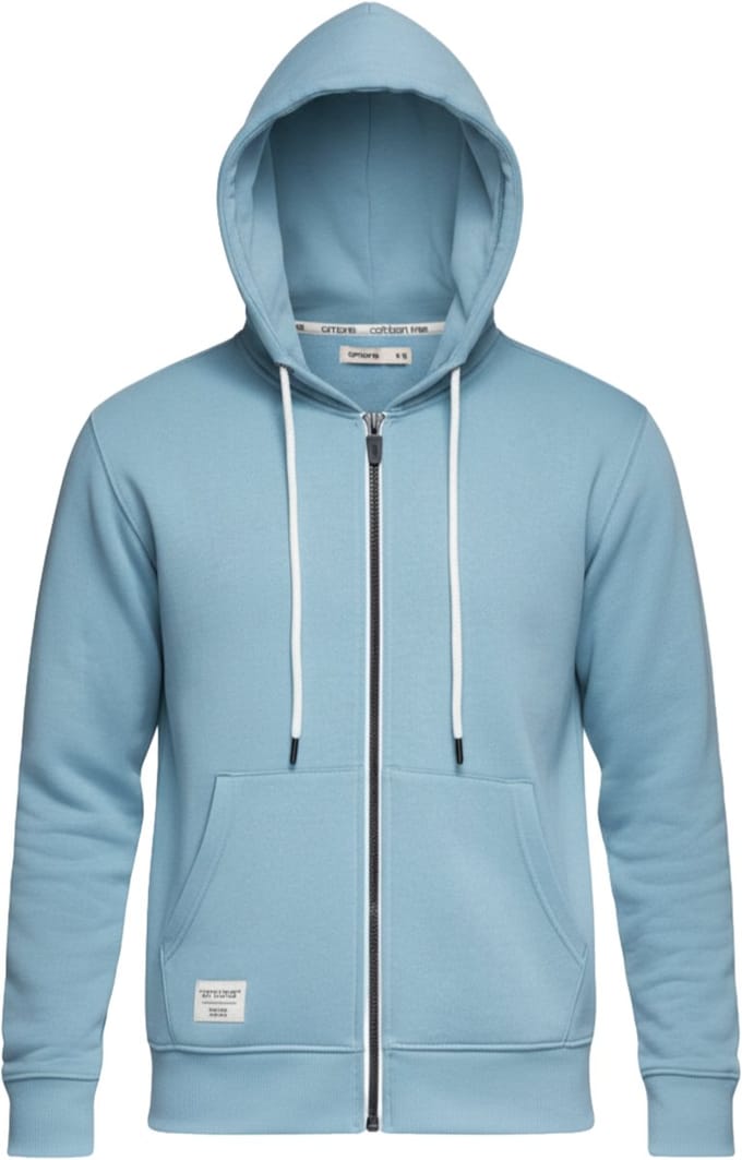 OMBRE Sweater - Regular Fit - Katoen - Lange Mouw Denimblauw L