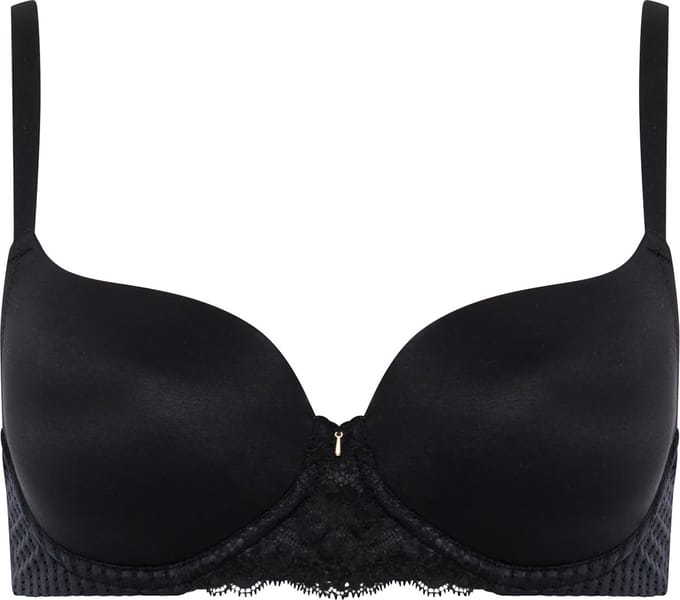 Chantelle EasyFeel - Marilyn - Bedekkende T-Shirt BH - Zwart - E 80