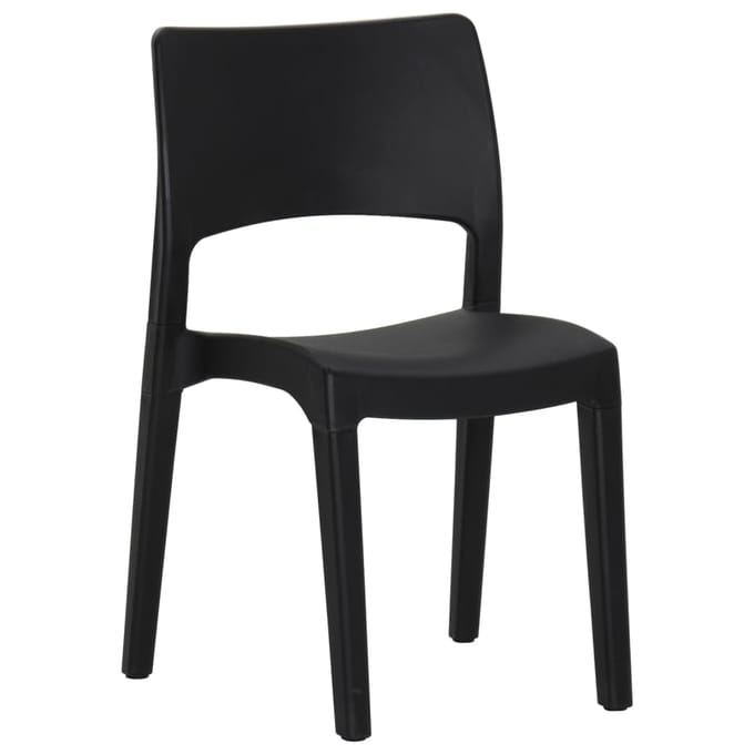 vidaXL - Tuinstoelen - 2 - st - polypropeen - antraciet