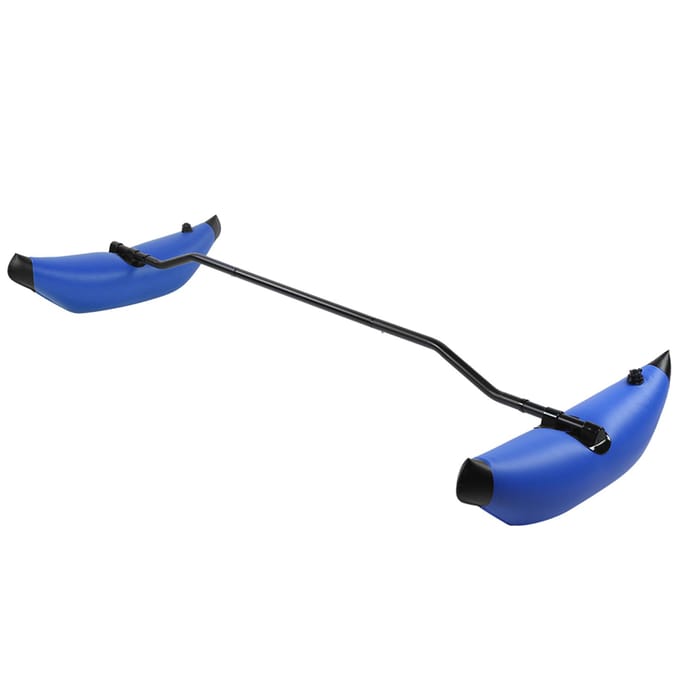 Stabilisateur Gonflable de Kayak Kit de Balanciers en PVC pour Canoë Accessoire Flottant d'Équilibrage pour Bateau Blue bleu
