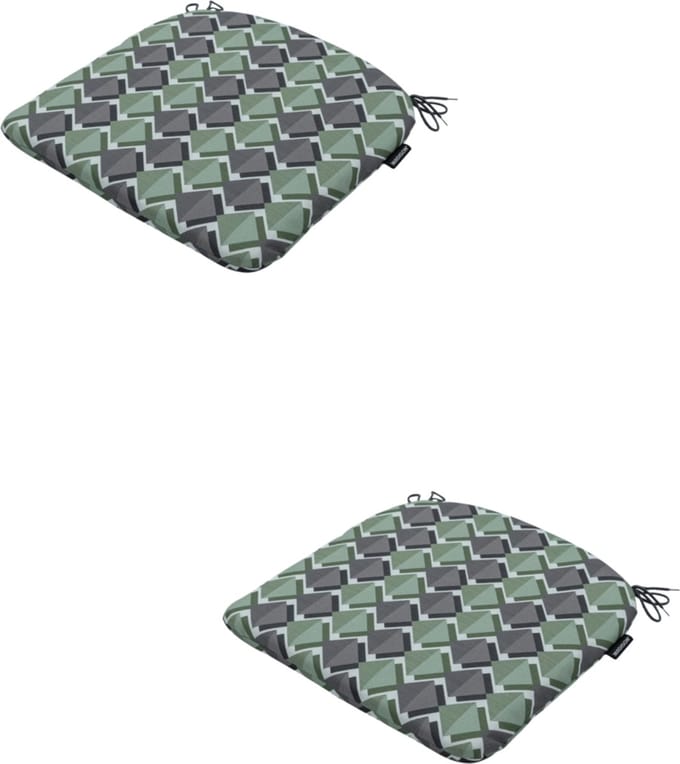 Madison - Zitkussen - Universeel - 2st - 46x48cm - Siem Green - Groen