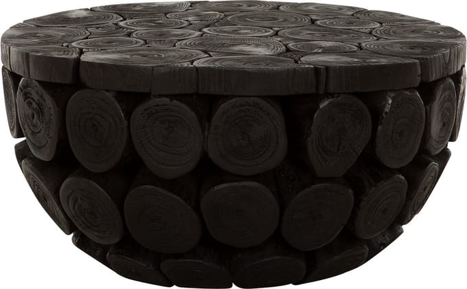 MUST Living Salontafel Cone low Rond teakhout 62x62 cm