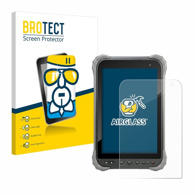 Screenprotector voor Juniper Systems Cedar CT8X2 Beschermglas transparant