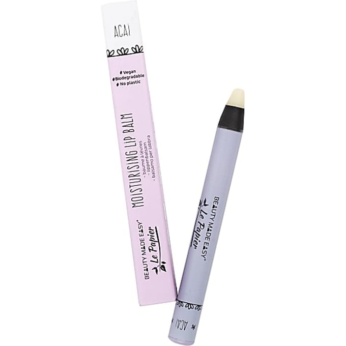Beauty Made Easy Le Papier Lippenbalsem - Acai plasticvrij