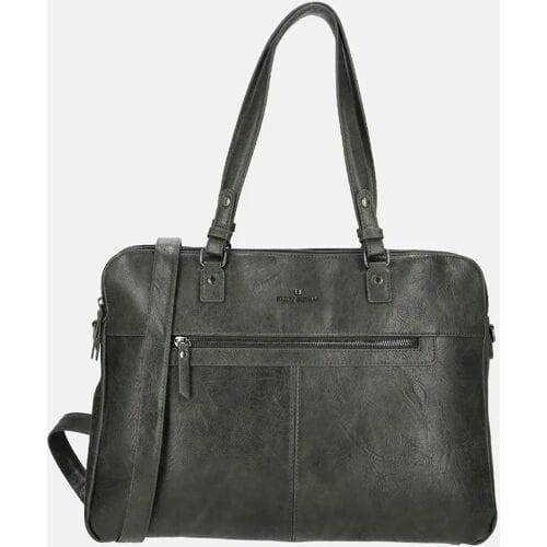 Enrico Benetti Julia Dames Laptoptas 15 inch - 65038 - Olijf