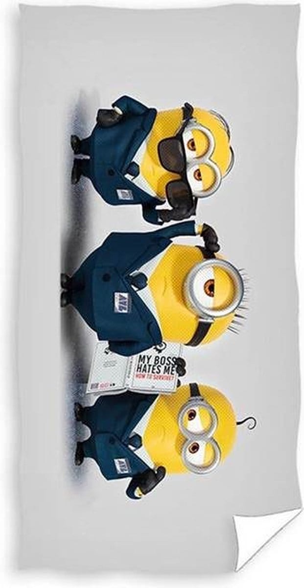 Minions strandlaken My Boss Hates me 70 x 140 cm