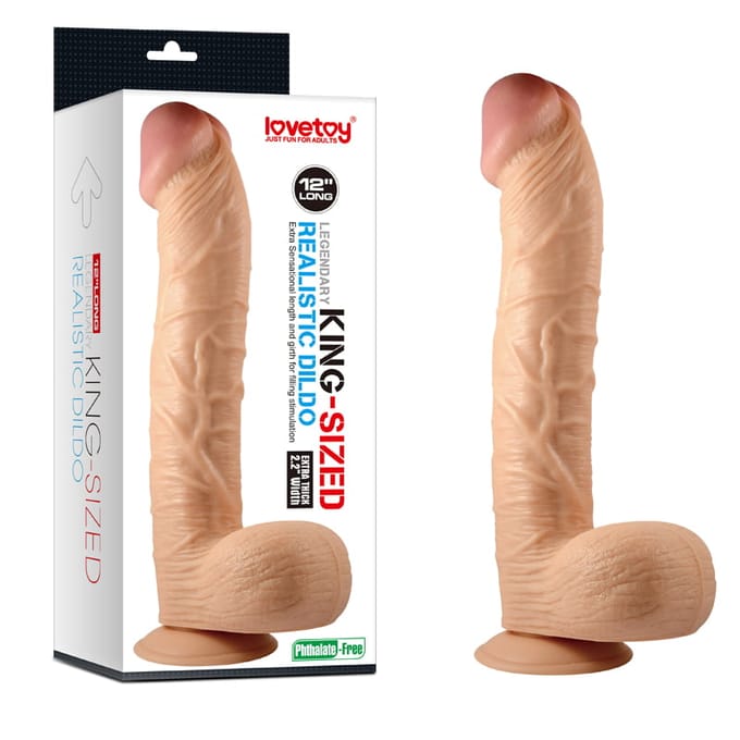 Realistische King Size Dildo 30,5 cm
