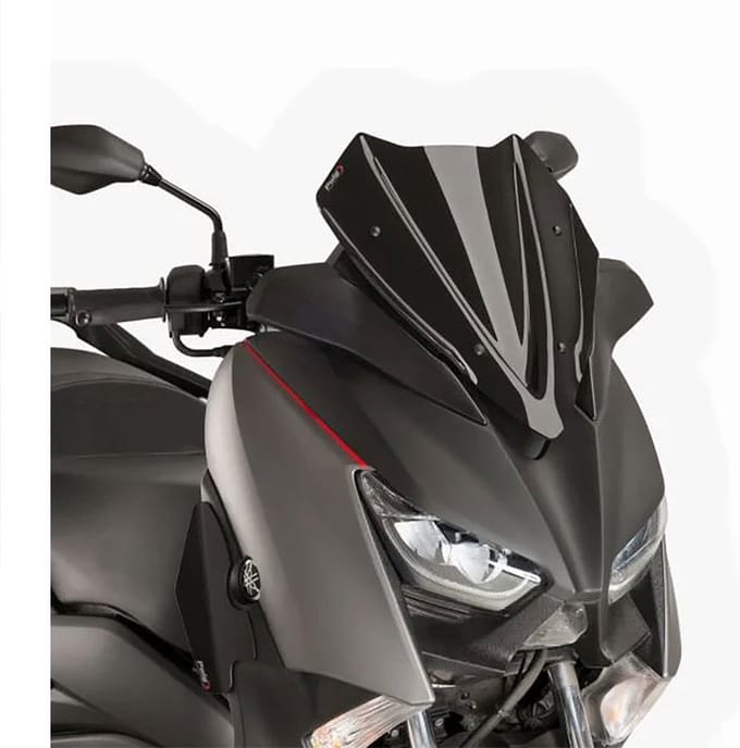 Puig V-tech Line Sport Yamaha X-max 125/300/400 Voorruit Zwart